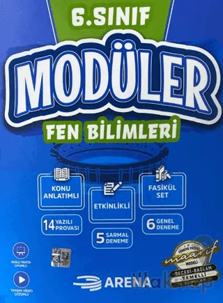 6. Sınıf Fen Bilimleri Modüler Konu Anlatımlı Etkinlikli 7 Fasikül Set