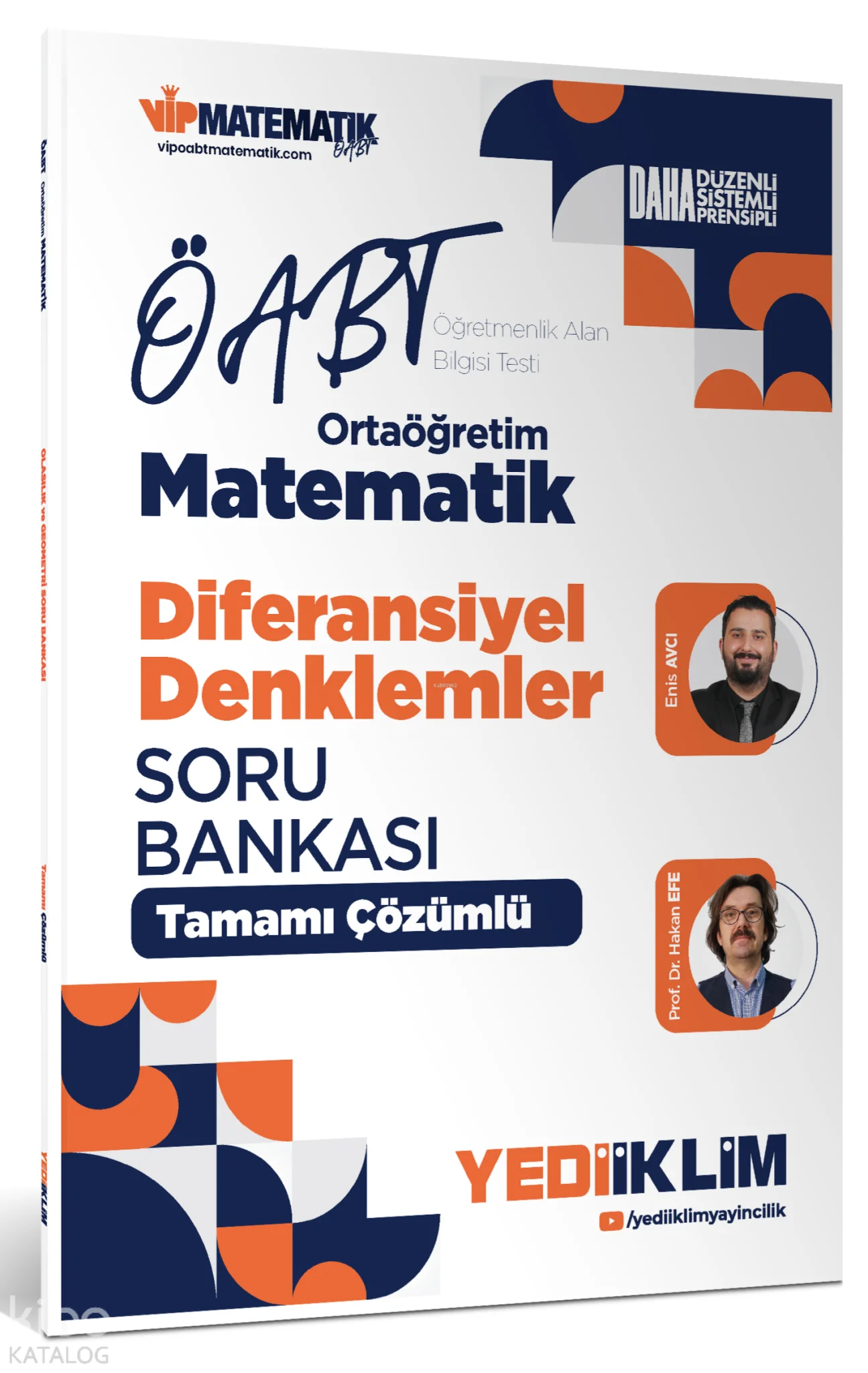 Yediiklim Yayınları 2027 ÖABT Ortaöğretim Matematik Öğretmenliği Diferansiyel Denklemler Tamamı Çözümlü Soru Bankası