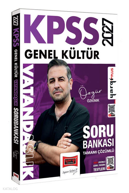Yargı Yayınları 2027 KPSS Genel Kültür Vatandaşlık Tamamı Çözümlü Soru Bankası