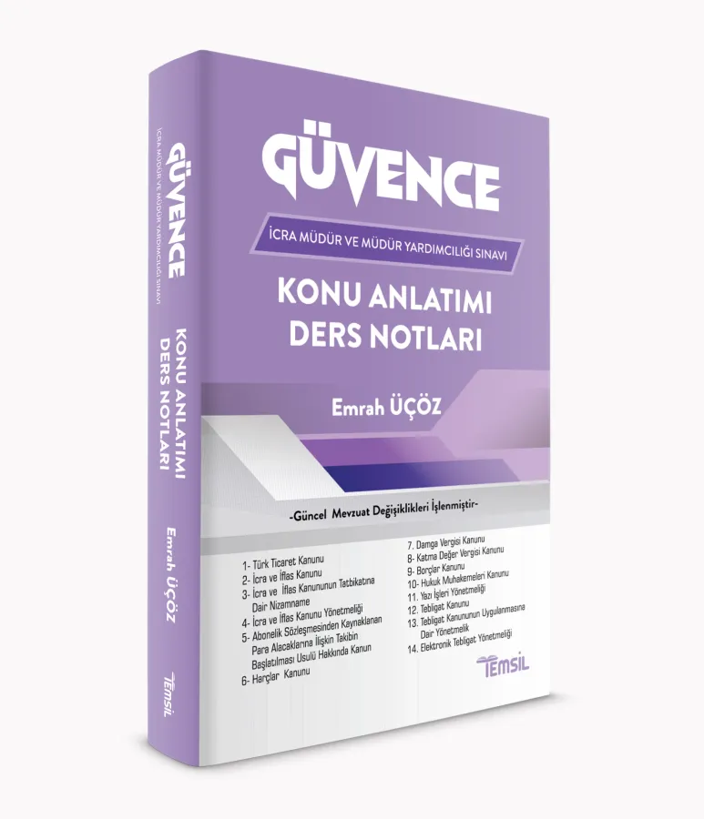 GÜVENCE Konu Anlatımlı Ders Notları