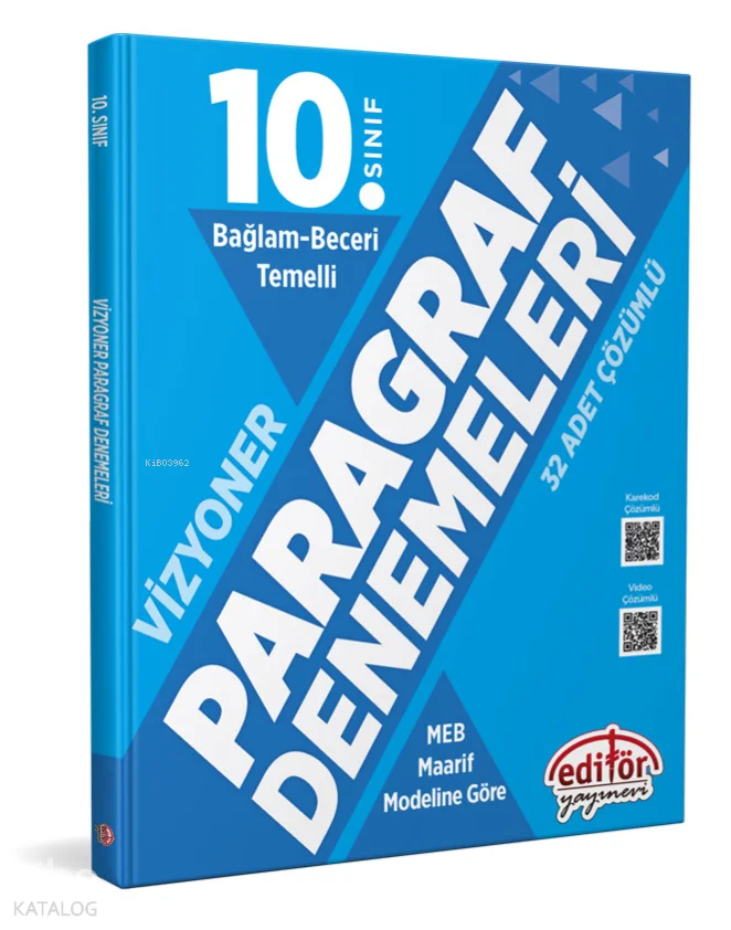Editör 10. Sınıf Bağlam Beceri Temelli Paragraf Denemeleri
