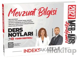 2027 MEB-AGS Akademisi Mevzuat Bilgisi Video Ders Notları
