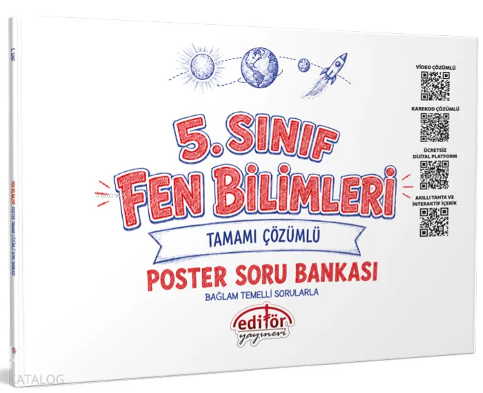 Editör Yayınları 5. Sınıf Fen Bilimleri Poster Soru Bankası