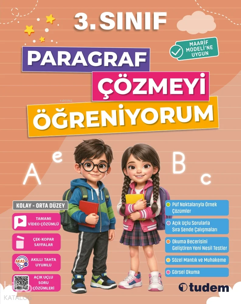 Tudem 3. Sınıf Paragraf Çözmeyi Öğreniyorum