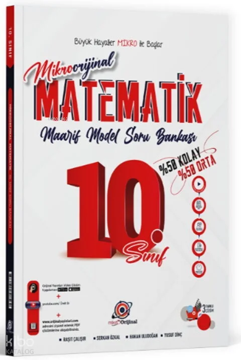 Orijinal Mikro 10. Sınıf Matematik Maarif Model Soru Bankası