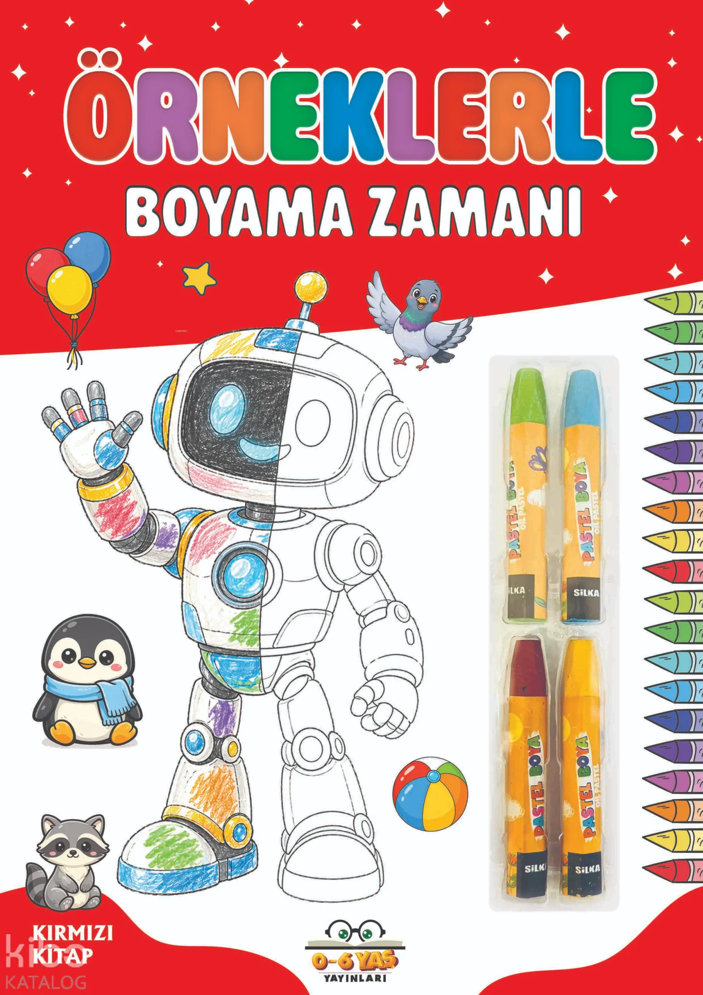 Örneklerle Boyama Zamanı (Kırmızı Kitap)