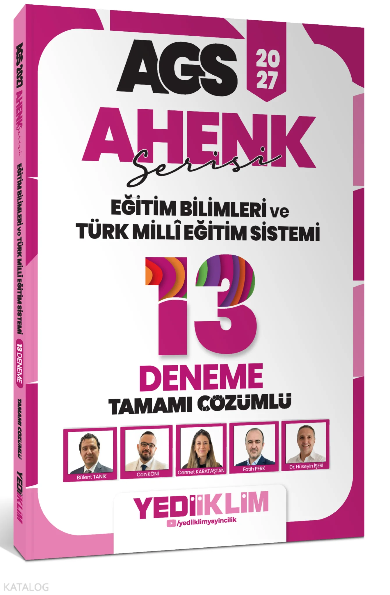 Yediiklim Yayınları 2027 MEB AGS Ahenk Eğitim Bilimleri ve Türk Milli Eğitim Sistemi Tamamı Çözümlü 13 Deneme