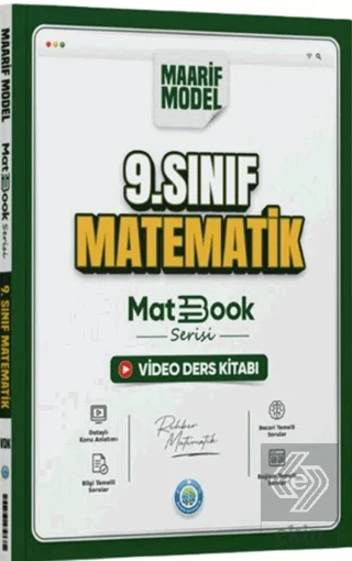 9. Sınıf Matematik Matbook Serisi Maarif Model Video Ders Kitabı