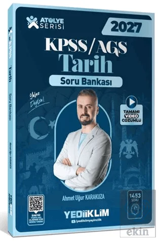2027 KPSS AGS Atölye Serisi Genel Kültür Tarih Tamamı Video Çözümlü Soru Bankası