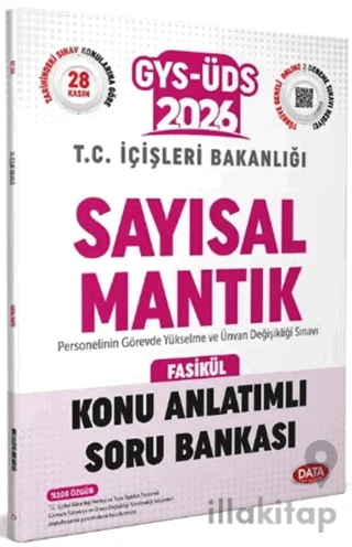 2026 GYS ÜDS İçişleri Bakanlığı Sayısal Mantık Konu Anlatımlı Soru Bankası
