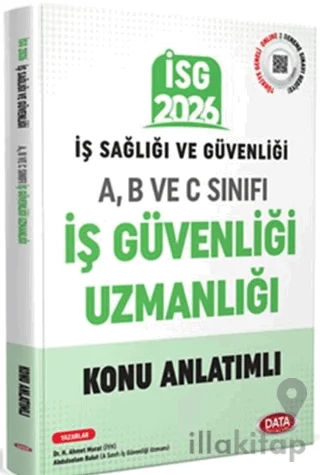 2026 İş Sağlığı Güvenliği A-B-C İş Güvenliği Uzmanlığı Konu Anlatımlı