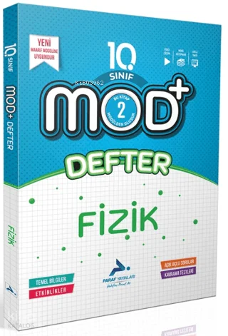 Paraf Yayınları 10. Sınıf Mod Fizik Defter