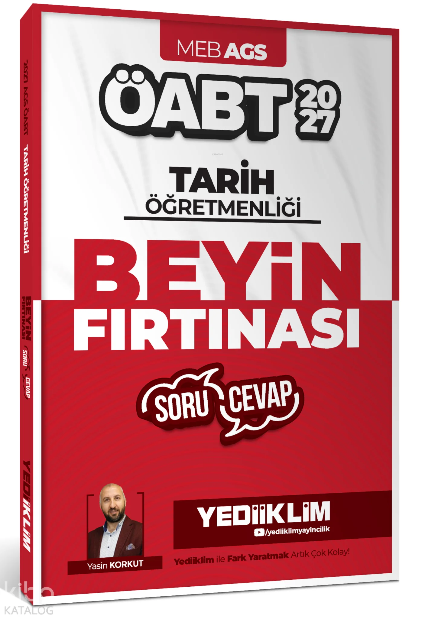 Yediiklim Yayınları 2027 MEB AGS  ÖABT Tarih Öğretmenliği Beyin Fırtınası Soru Cevap