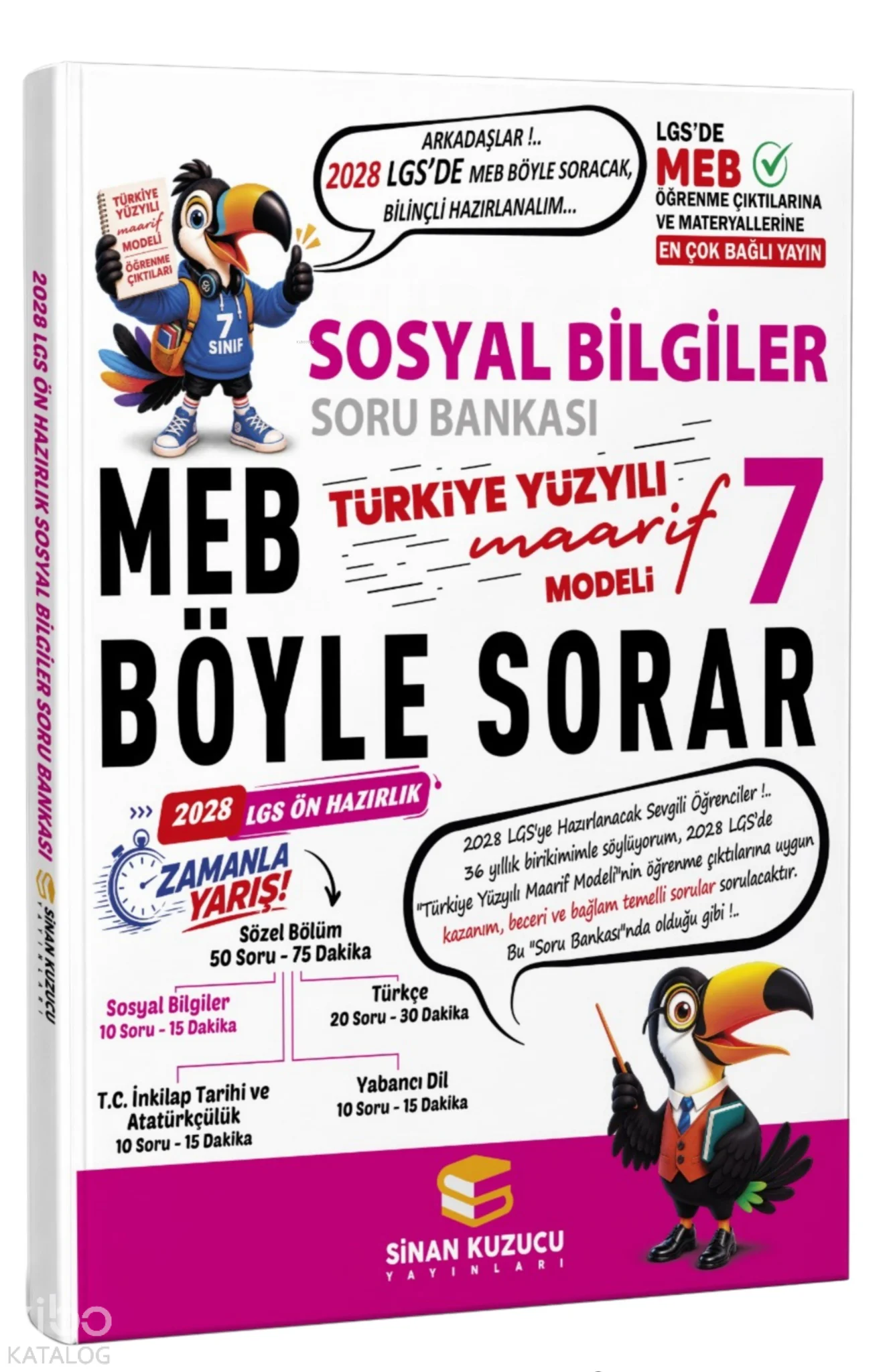 Sinan Kuzucu Yayınları 7. Sınıf Sosyal Bilgiler Soru Bankası