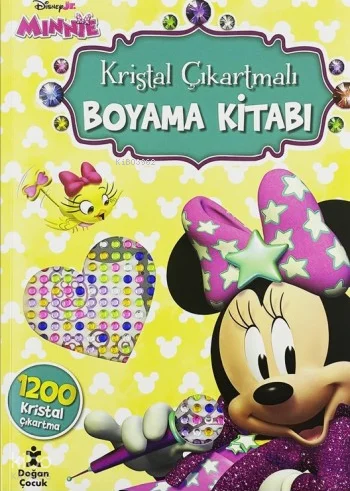 Disney Minnie - Kristal Çıkartmalı Boyama Kitabı