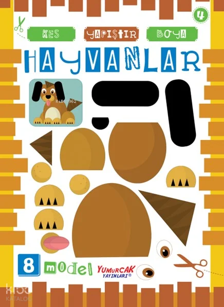 Hayvanlar;Kes, Yapıştır ve Boya!