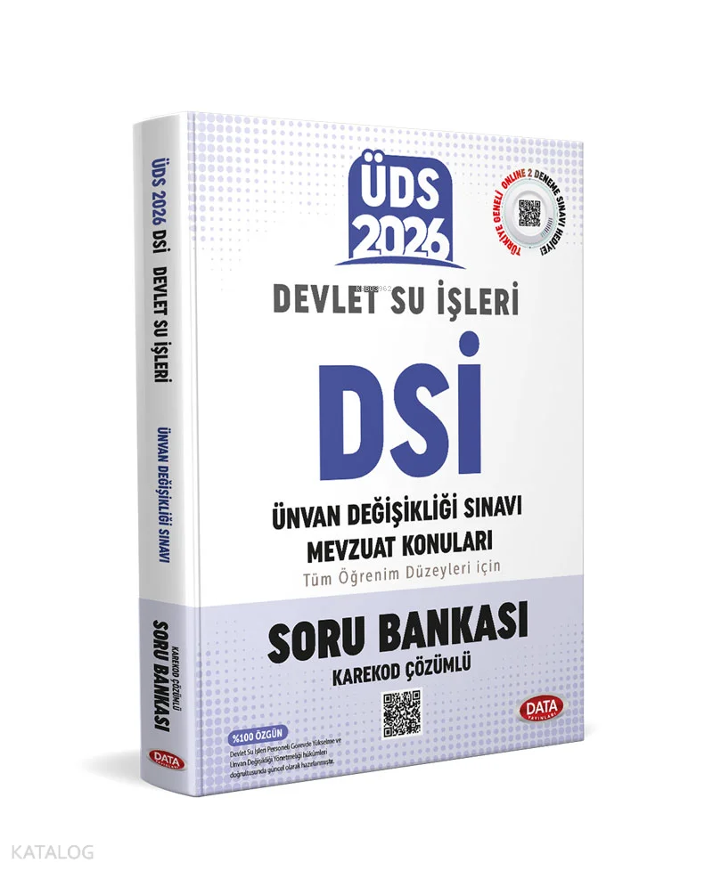 Data Yayınları ÜDS Devlet Su İşleri (DSİ) Soru Bankası
