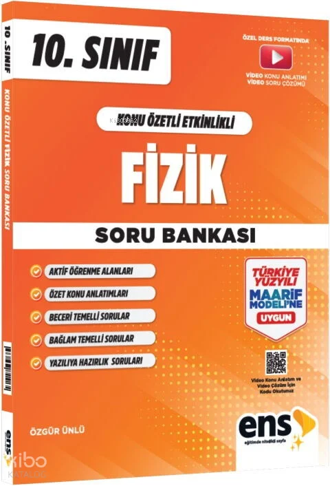 Ens Yayınları 10. Sınıf Fizik Konu Özetli Etkinlikli Soru Bankası