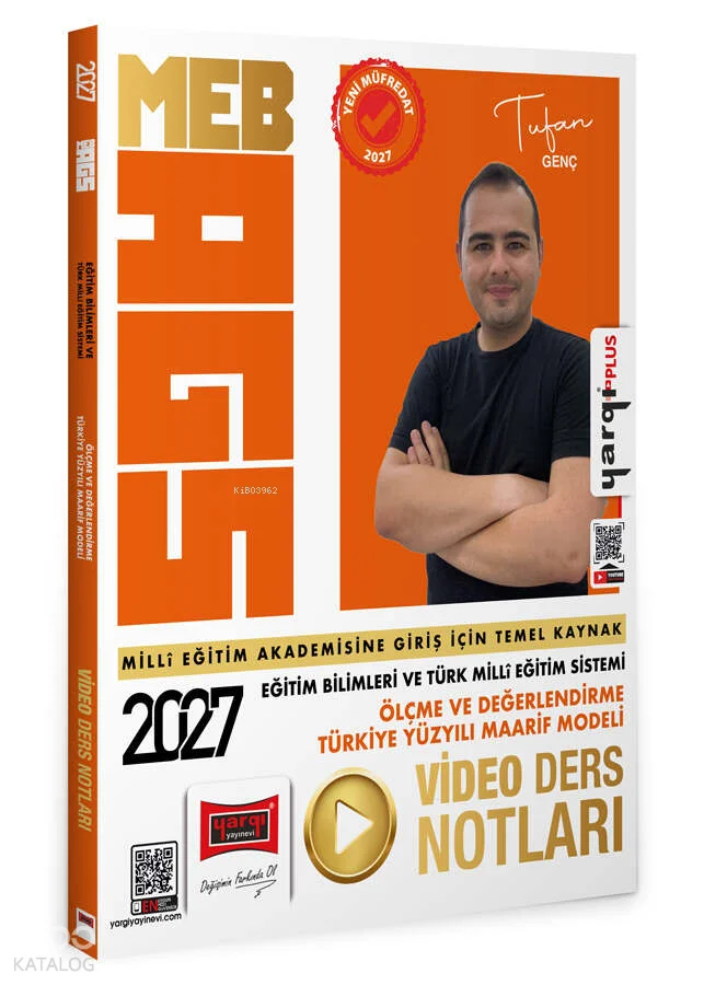 Yargı Yayınları 2027 MEB AGS Eğitim Bilimleri ve Türk Milli Eğitim Sistemi - Ölçme ve Değerlendirme - Türkiye Yüzyılı Maarif Modeli Video Ders Notları