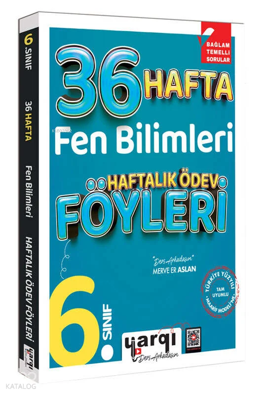 Yargı Ders Arkadaşım 6. Sınıf Fen Bilimleri 36 Haftalık Ödev Föyleri