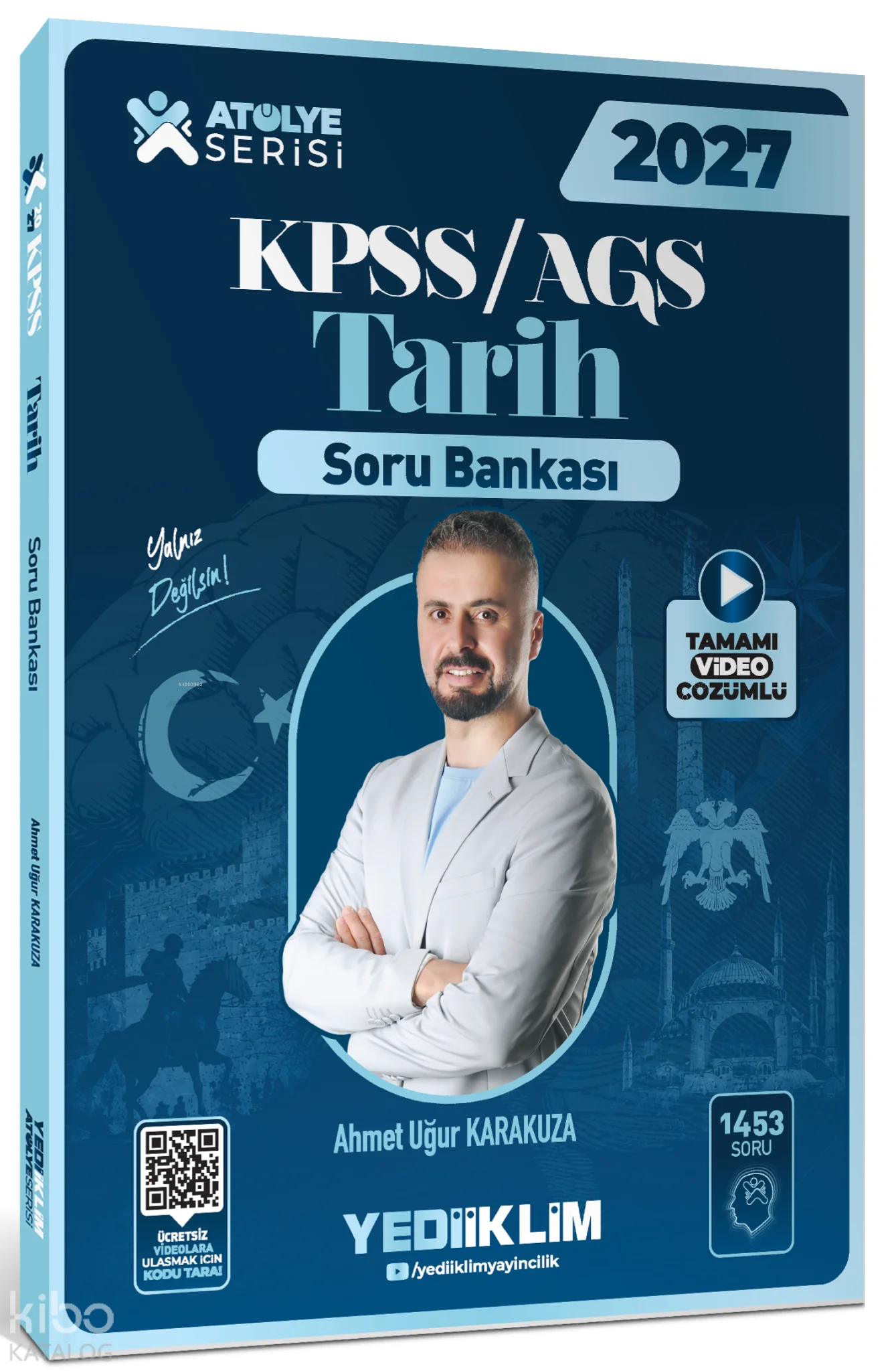 Yediiklim Yayınları 2027 KPSS AGS Atölye Serisi Genel Kültür Tarih Tamamı Video Çözümlü Soru Bankası