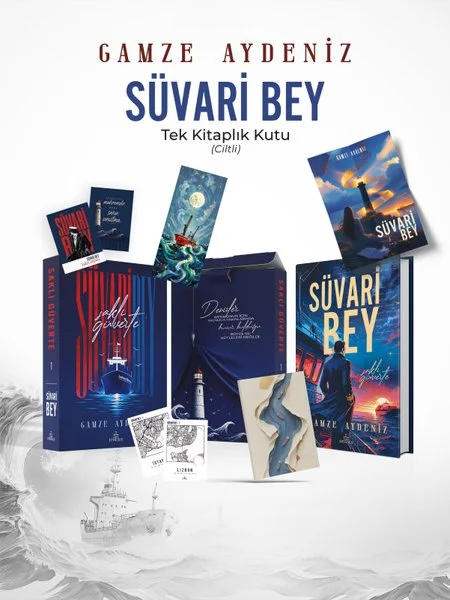 Süvari Bey Cilt 1 - Saklı Güverte - Tek Kitaplık Kutu (Ciltli)