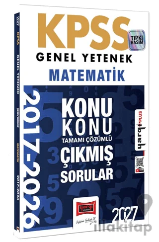 2027 KPSS Genel Yetenek Matematik Konu Konu Tamamı Çözümlü 10 Yıl Çıkmış Sorular