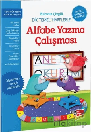 Kılavuz Çizgili Dik Temel Harflerle Alfabe Yazma Çalışması