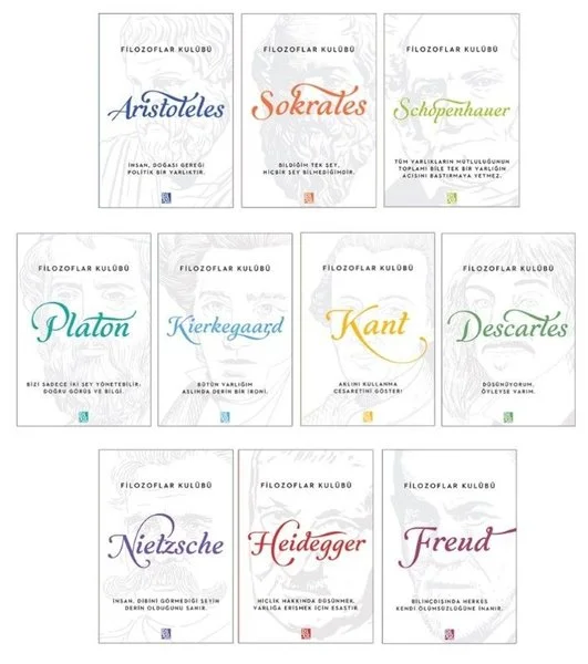 Filozoflar Kulübü Seti - 10 Kitap Takım