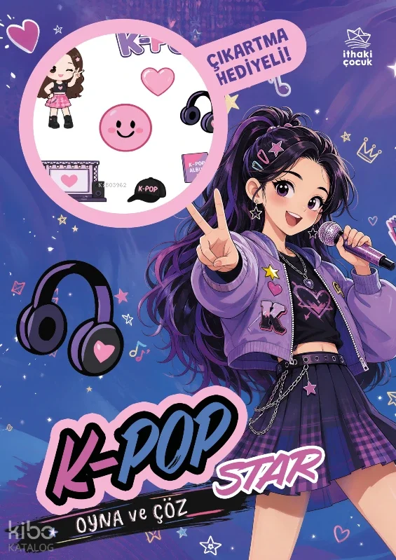K-Pop Star - Oyna ve Çöz Çıkartmalı Etkinlik Kitabı
