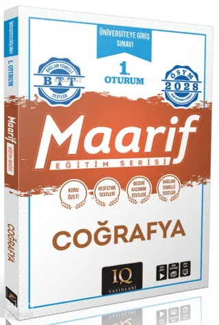 IQ Yayınları 1. Oturum Maarif Coğrafya Eğitim Serisi
