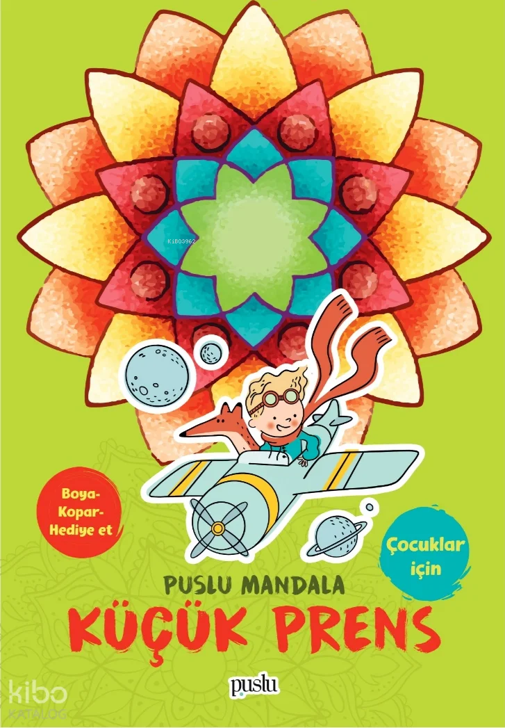 Puslu Mandala - Küçük Prens (Boya-Kopar-Hediye Et)