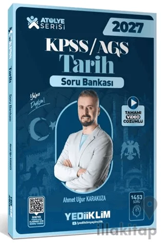 2027 KPSS AGS Atölye Serisi Genel Kültür Tarih Tamamı Video Çözümlü Soru Bankası