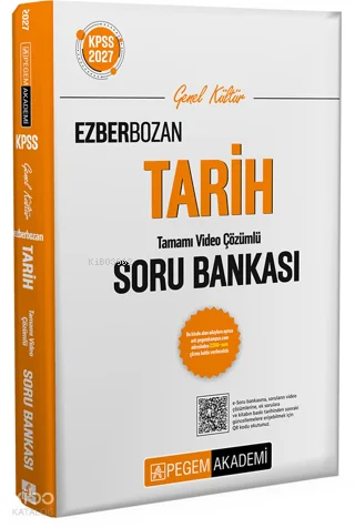 Pegem Akademi 2027 KPSS Genel Kültür Ezberbozan Tarih Soru Bankası