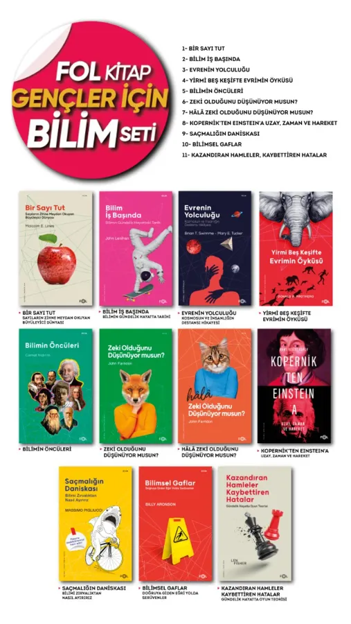 Gençler İçin Bilim Seti (11 Kitap)