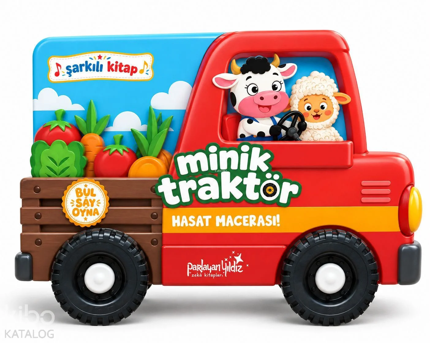 Tekerlekli Kitaplar - Minik Traktör (Ciltli)