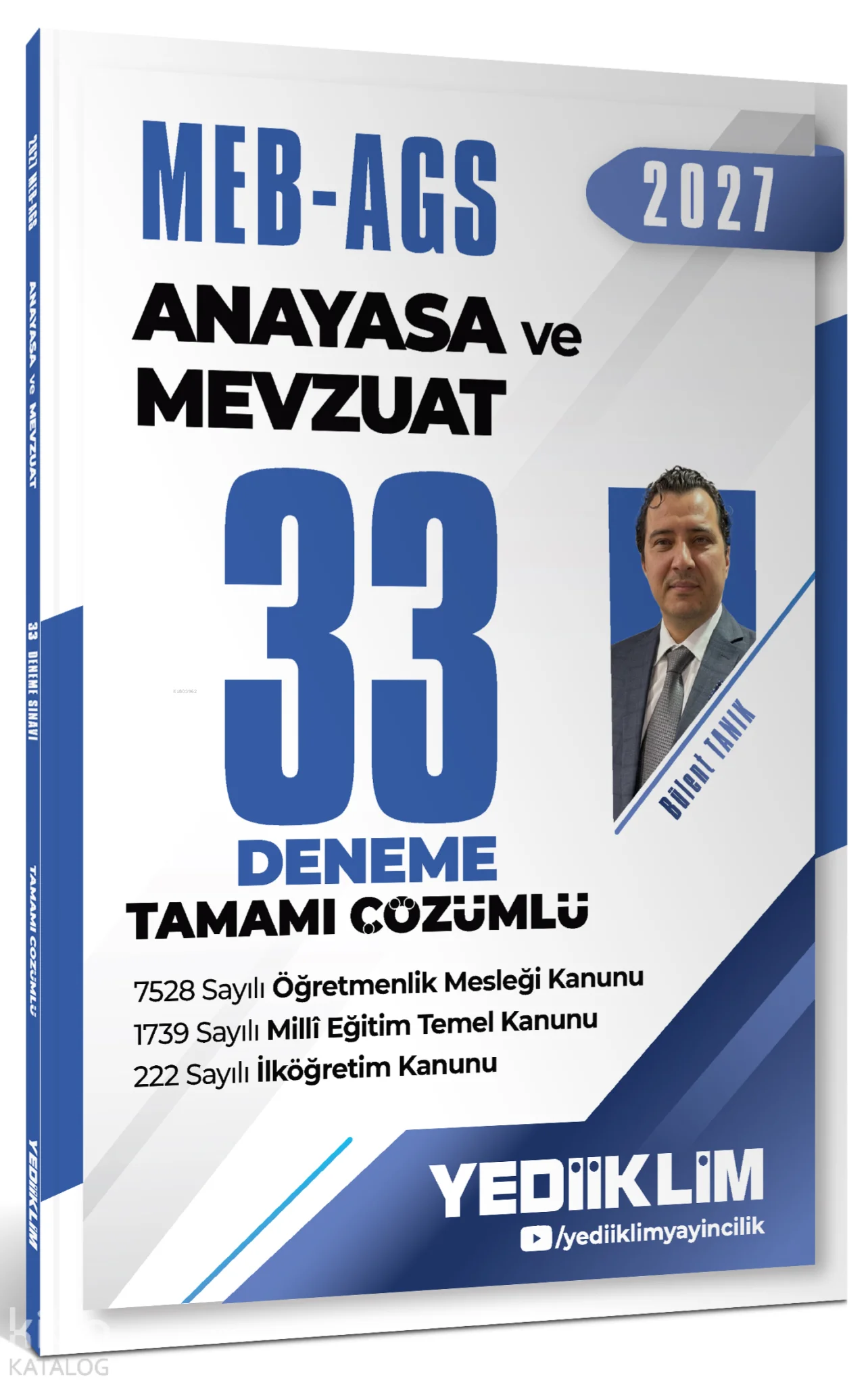 Yediiklim Yayınları2027 MEB AGS Anayasa ve Mevzuat Tamamı Çözümlü 33 Deneme