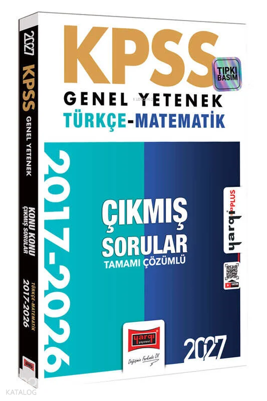 Yargı Yayınları 2027 KPSS Genel Yetenek Türkçe-Matematik Konu Konu Tamamı Çözümlü 10 Yıl Çıkmış Sorular