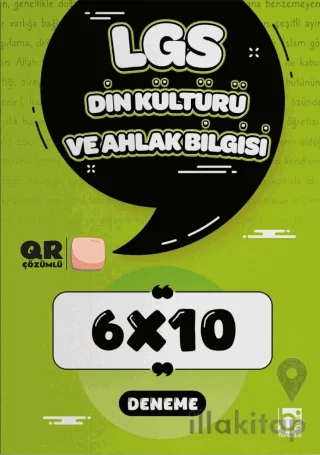 LGS Din Kültürü ve Ahlak Bilgisi 6x10 Deneme Çözümlü