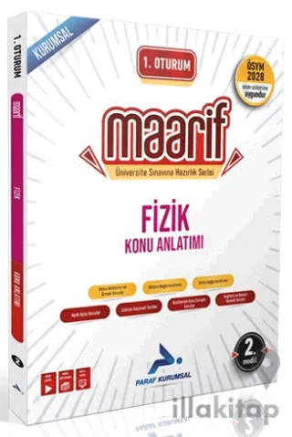 1. Oturum Maarif Fizik Konu Anlatımı 2. Kitap