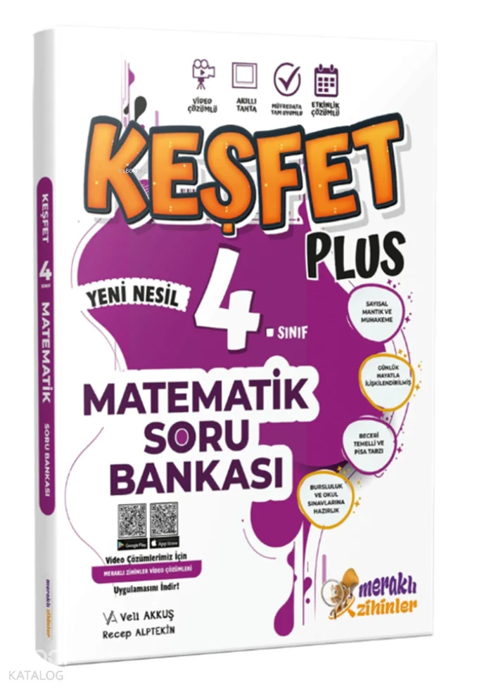 Meraklı Zihinler 4. Sınıf Yeni Nesil Matematik Keşfet Plus Soru Bankası