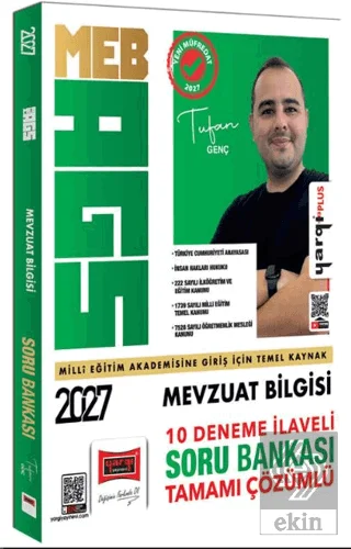 2027 MEB-AGS Mevzuat Bilgisi 10 Deneme İlaveli Tamamı Çözümlü Soru Bankası