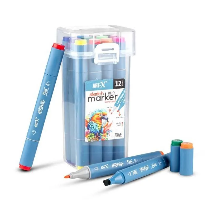 Art-x Sketch Marker Duo 12Li Set