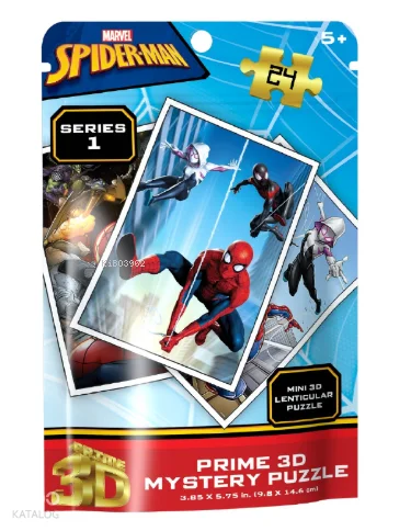Marvel Spider-Man Series 1 Prime 3D Mystery Puzzle - 24 Parça