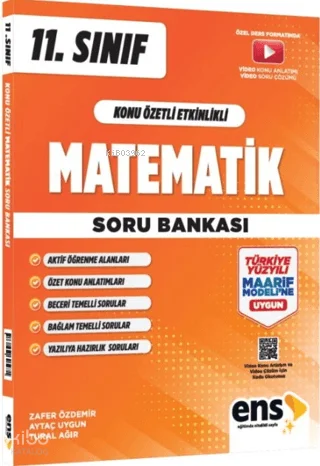 Ens 11. Sınıf Matematik Maarif Konu Özetli Etkinlikli Soru Bankası