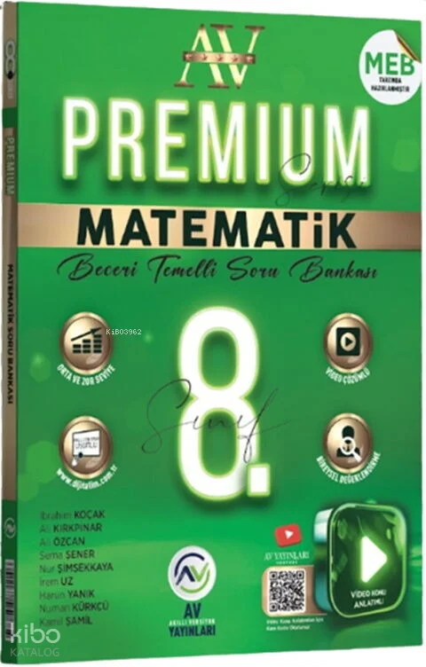 Av Yayınları 8. Sınıf Matematik Premium Beceri Temelli Soru Bankası