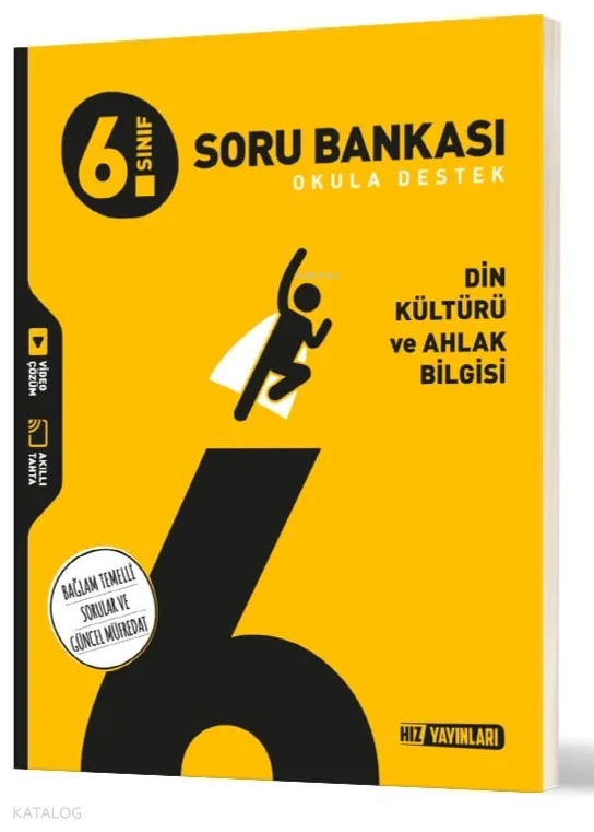 Hız Yayınları 6. Sınıf Din Kültürü ve Ahlak Bilgisi Soru Bankası