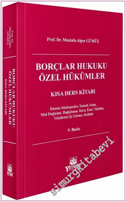 Borçlar Hukuku Özel Hükümler (Ciltli) -