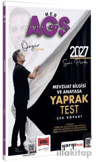 2027 MEB-AGS Mevzuat Bilgisi ve Anayasa Çek Kopart Yaprak Test