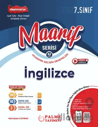 7. Sınıf Maarif İngilizce Akademik Gelişim Denemeleri (42 Fasikül)